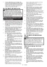 Preview for 89 page of Makita DVC866L Instruction Manual