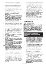 Предварительный просмотр 84 страницы Makita DVC867L Instruction Manual