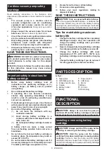 Preview for 6 page of Makita DVP180Z Instruction Manual