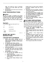 Preview for 4 page of Makita DVR440 Instruction Manual