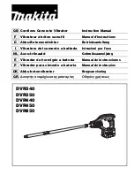 Makita DVR850 Instruction Manual preview