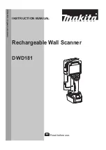 Preview for 1 page of Makita DWD181ZJ Instruction Manual