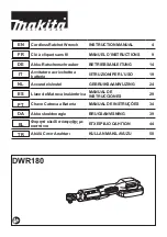 Makita DWR180 Instruction Manual preview