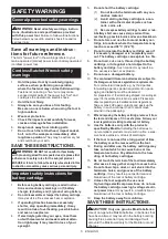 Предварительный просмотр 5 страницы Makita DWR180 Instruction Manual