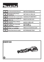 Makita DWR180RA Instruction Manual preview