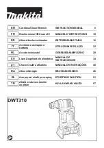 Preview for 1 page of Makita DWT310 Instruction Manual