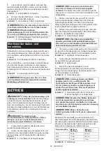 Preview for 20 page of Makita DWT310 Instruction Manual