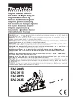 Preview for 1 page of Makita EA3200S Original Instruction Manual