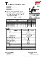 Preview for 1 page of Makita EA3200S Technical Information
