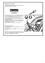 Предварительный просмотр 29 страницы Makita EA6100P Operator'S And Safety Manual