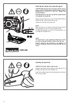 Предварительный просмотр 32 страницы Makita EA6100P Operator'S And Safety Manual