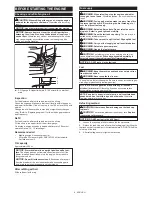 Preview for 8 page of Makita EB7660TH Instruction Manual