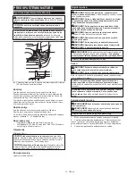 Preview for 75 page of Makita EB7660TH Instruction Manual