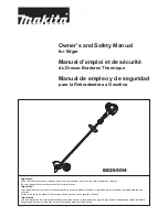 Предварительный просмотр 1 страницы Makita EE2650H Owner'S And Safety Manual