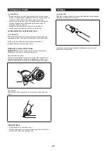 Preview for 27 page of Makita EE400MP Original Instruction Manual