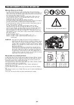 Предварительный просмотр 22 страницы Makita EH6000W Owner'S And Safety Manual