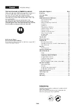 Preview for 184 page of Makita EK7651H Original Instruction Manual