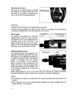 Предварительный просмотр 8 страницы Makita ELECTRIC BRAKE 6094D Instruction Manual