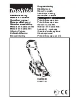 Preview for 1 page of Makita ELM3300 Operator'S Manual