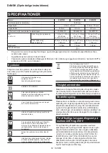 Preview for 64 page of Makita ELM3320 Instruction Manual