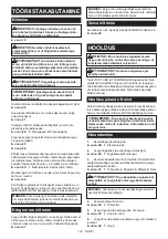 Preview for 127 page of Makita ELM3320 Instruction Manual