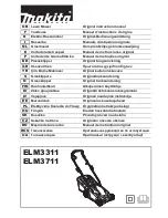 Preview for 1 page of Makita ELM3711 Original Instruction Manual