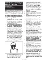 Preview for 145 page of Makita ELM4121 Instruction Manual