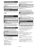 Preview for 157 page of Makita ELM4121 Instruction Manual