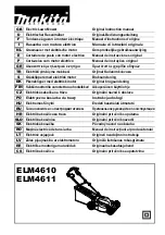 Makita ELM4610 Original Instruction Manual preview