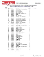 Preview for 7 page of Makita EM2650LH Parts Breakdown