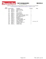 Preview for 9 page of Makita EM2650LH Parts Breakdown