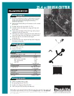 Preview for 2 page of Makita EM2650UH Manual