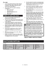 Preview for 12 page of Makita EM407MP Original Instruction Manual