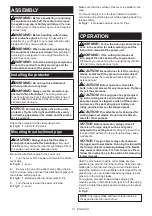 Preview for 13 page of Makita EM407MP Original Instruction Manual
