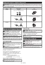 Предварительный просмотр 126 страницы Makita EM408MP Original Instruction Manual