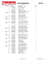 Preview for 13 page of Makita EM4251 Parts Breakdown