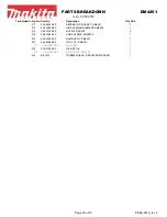 Preview for 18 page of Makita EM4251 Parts Breakdown