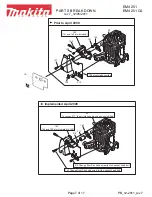 Preview for 7 page of Makita EM4251CA Parts Breakdown