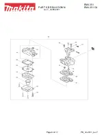 Preview for 8 page of Makita EM4251CA Parts Breakdown