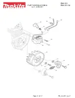 Preview for 11 page of Makita EM4251CA Parts Breakdown