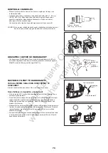 Предварительный просмотр 79 страницы Makita EM4350LH Instruction Manual