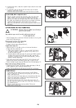 Preview for 78 page of Makita EM4350LH Original Instruction Manual
