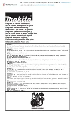 Предварительный просмотр 1 страницы Makita EM4350RH Instruction Manual