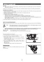 Preview for 275 page of Makita EM4350RH Instruction Manual