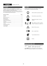 Preview for 2 page of Makita ER400MP Owner'S And Safety Manual