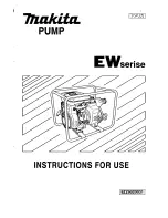 Preview for 1 page of Makita EW Series Instructions For Use Manual