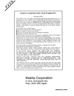 Preview for 17 page of Makita EW1OOR Instruction Manual