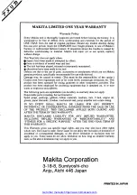 Preview for 20 page of Makita EW200TR Instruction Manual