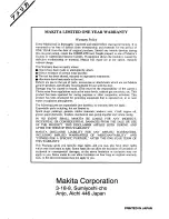 Предварительный просмотр 20 страницы Makita EW300R Instruction Manual