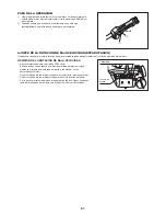 Предварительный просмотр 61 страницы Makita EX2650LH Owner'S And Safety Manual